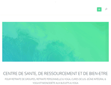 Tablet Screenshot of centredevie.ca